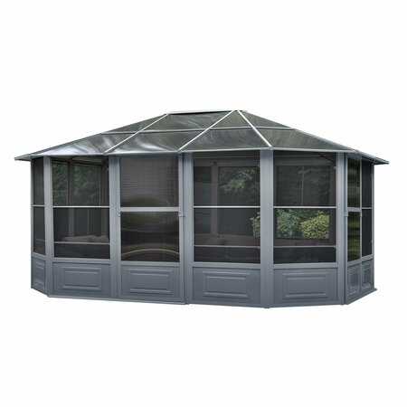 GAZEBO PENGUIN Florence Solarium 12x15 Polycarbonate Roof 41215-32